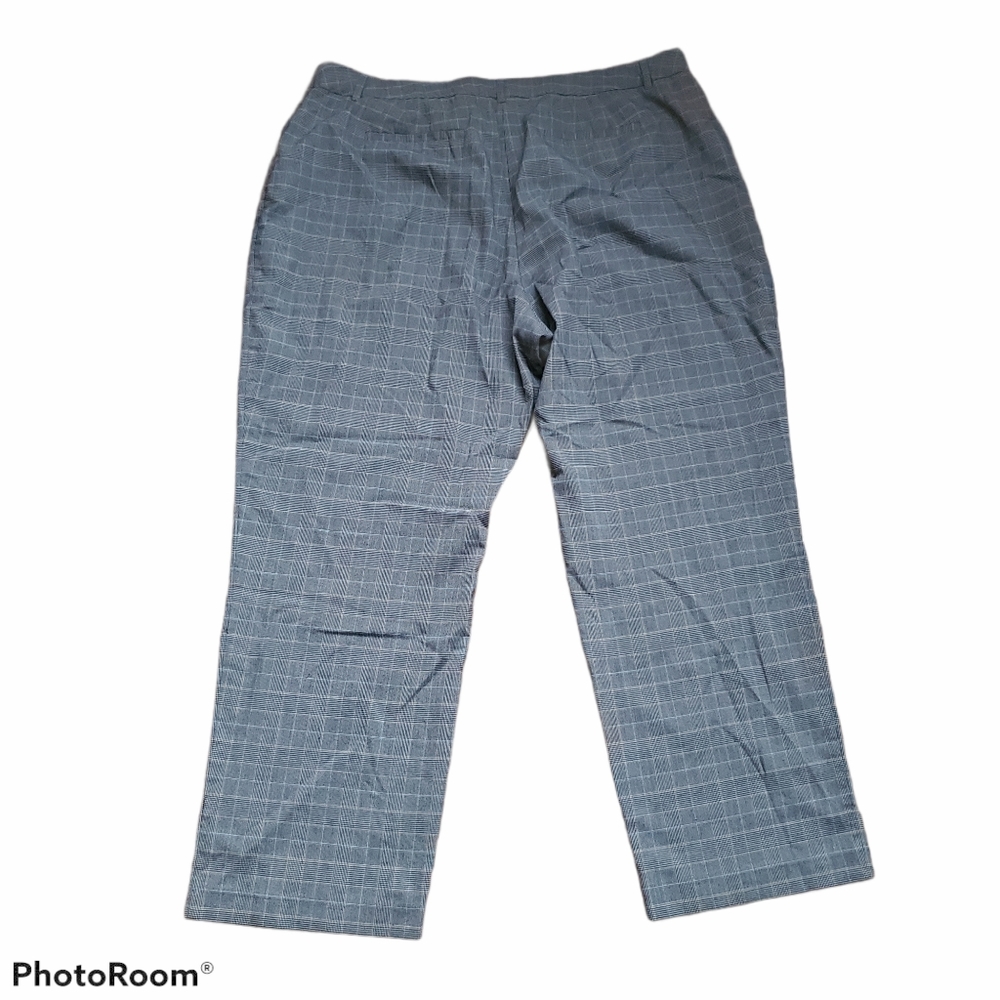 Plus 212 Collection Curvy Fit Plaid Dress Pants Trousers Slacks Size 24W
